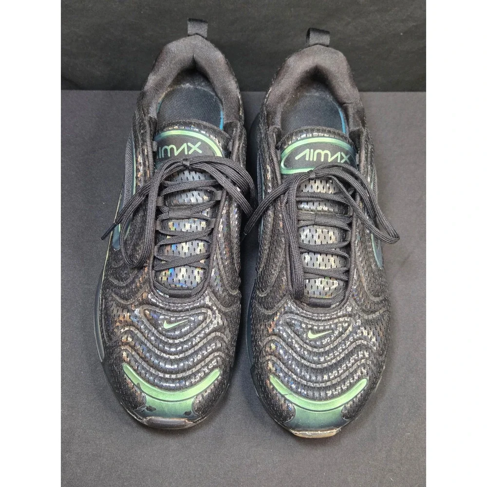 Nike‎ Air Max 720 Black Iridescent AR9293-002 Women's 11 Men's 9.5